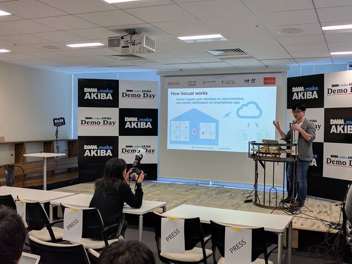 DMM.make Akiba Demo Day デモピッチの様子2
